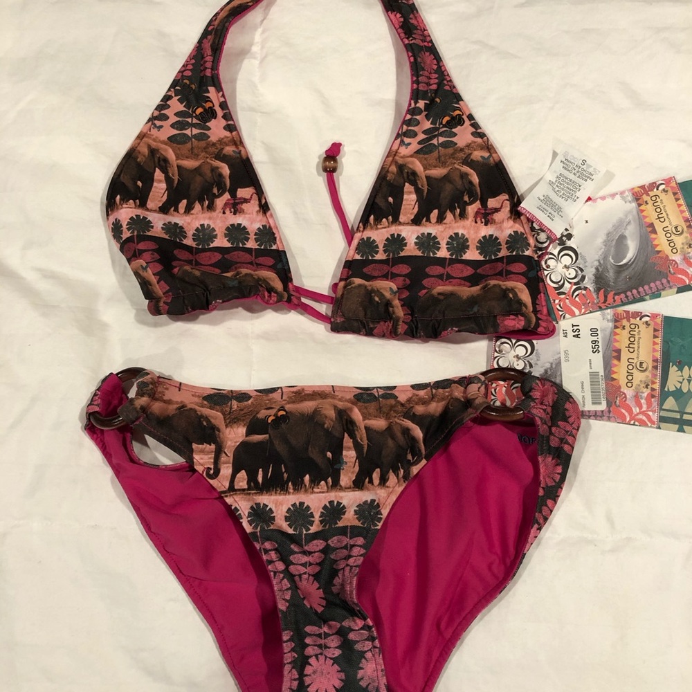 NWT Aaron Chang Reversible bikini